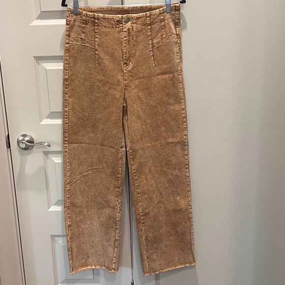 La Miel Camel Corduroy Pants - Picture 1 of 14